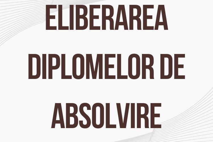 Anunț pentru absolvenții ciclului II – Masterat